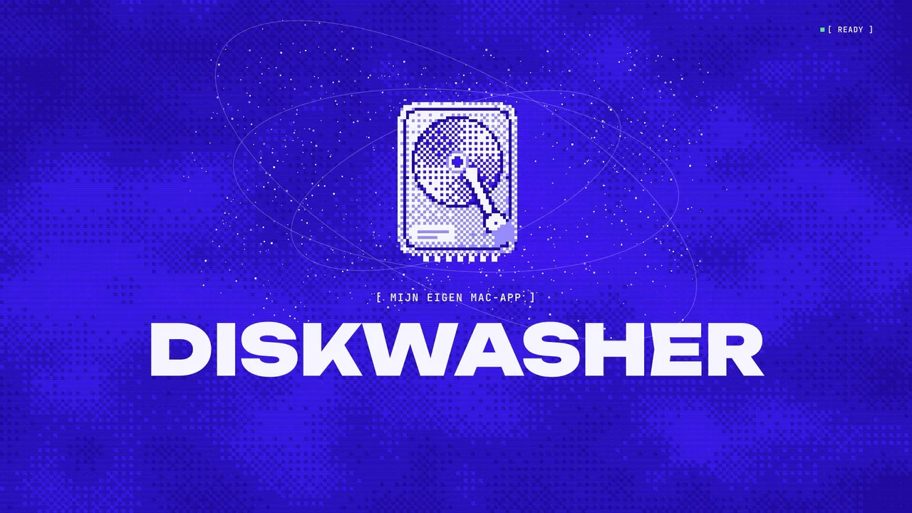 Korte opname van Diskwasher: de Smart Scan met de gerasterde harde schijf, het opruimen en Space Lens